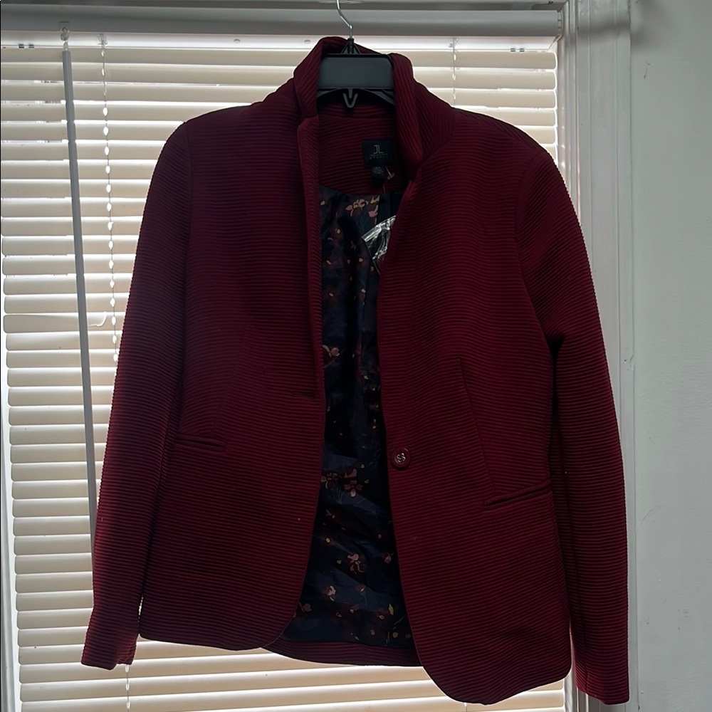 Burgundy Corduroy Blazer
